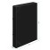 A4, 500MKM, calligrata elastic band on elastic band, root of 25 mm, up to 230 sheets, embossing "sand", black
