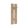 Hanger hinged Nordik, 380x21x1230, oak sonoma light