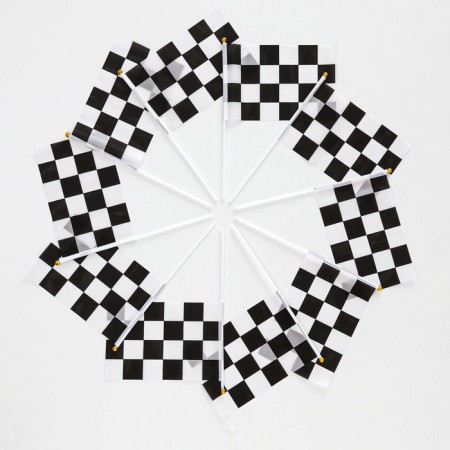 The flag of races, finish, formula 1, set 10 pcs, 14 x 21 cm, polyester-2