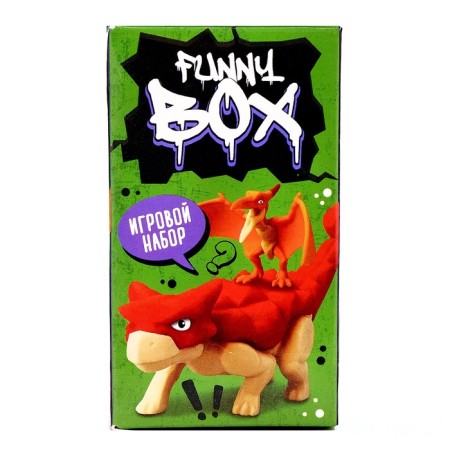Toy - Funny Box Surprise "Dinosaurians": figure, stickers-7