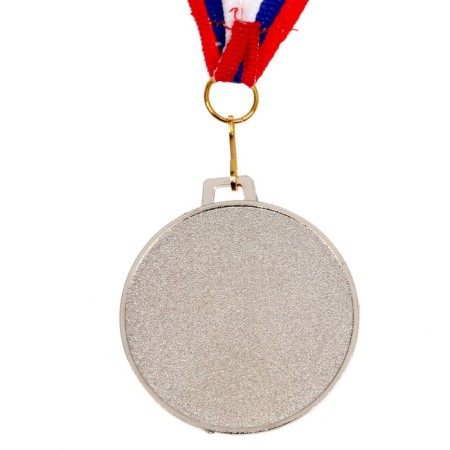 Prize medal 062 diam 5 cm. 2 place, tricolor. Color ser. With a ribbon-3
