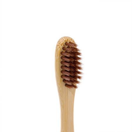 Bamboo toothbrush soft, in the box, brown-1