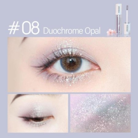 Eye Eye Creamy Zeesa Glitter Liquid Eye Shadow, tone 08, 2.8 g-2