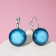 Earrings Assorted "Circle Vignet" Donation, Mix color