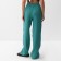 Women's trousers, free cut MIST MUSLIN size l, col. turquoise