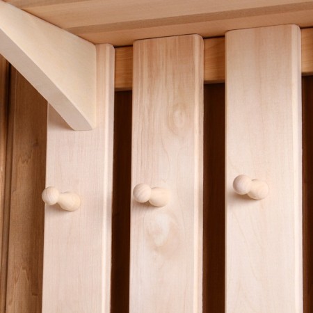 Shelf hanger with a mirror, large, 3 hooks-4