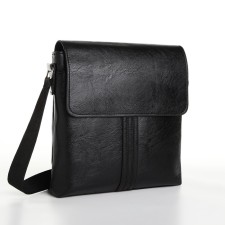Male bag, black color