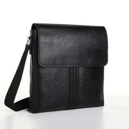 Male bag, black color