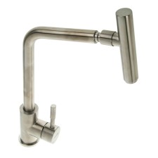 Accoona A4490-1 kitchen mixer, single-legged, stainless steel