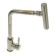 Accoona A4490-1 kitchen mixer, single-legged, stainless steel