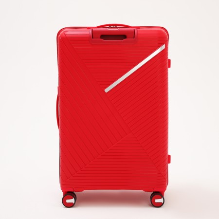 Big suitcase 28 ", lightning department, code castle, 4 wheels, red color-5