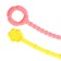 Developing toy "Octopus", with tactile rubber bands, Mix color