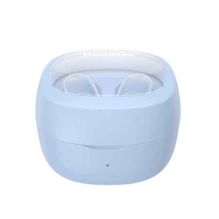 Wireless headphones Baseus WM02, TWS, vacuum, BT5.3, 40/300 mAh, microphone, blue-5