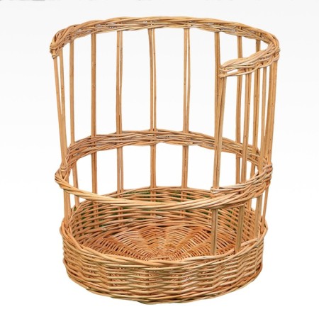 Trading basket for baguettes, 30x30x40 cm, willow-1