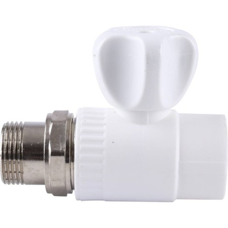 Ballic Kalde Ball, polypropylene, d = 25 mm x 3/4 ", collapsible, straight, with a plug nut-2