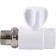 Ballic Kalde Ball, polypropylene, d = 25 mm x 3/4 ", collapsible, straight, with a plug nut