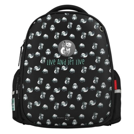 Frame backpack, 38 x 30 x 20 cm, Bruno VisConti 12-001, + Panda Panda Milashki-1