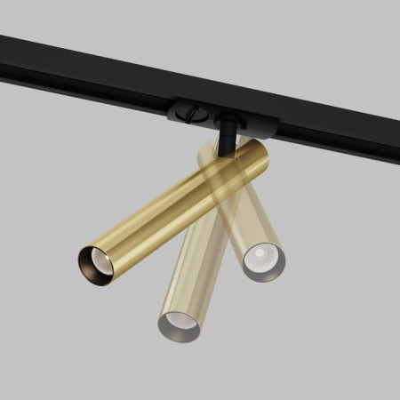 Technical TR141-1-6W3K-M-M-FOCUS T, 81.5x30x235 mm, LED, 6W, 280LM, 3000K, Black and Brass Currer Pinat-4