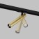 Technical TR141-1-6W3K-M-M-FOCUS T, 81.5x30x235 mm, LED, 6W, 280LM, 3000K, Black and Brass Currer Pinat