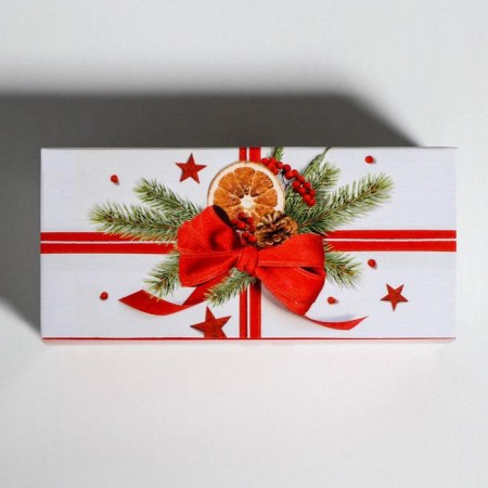 Box for Makarun "Gift" 12 x 5.5 x 5.5 cm, New Year-2