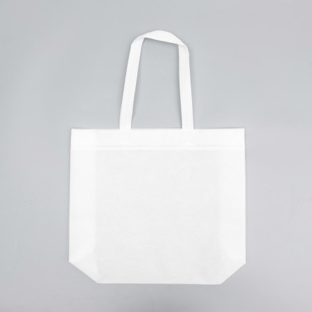 A package with a loop pen "Eco", white, 30 x 42 x 10 cm