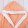 Women's bathrobe, size 52, white/peach, Makra