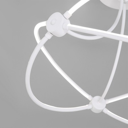Smart ceiling lamp Petto, SMD, LED tape, 55x55x39 cm-2