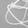 Smart ceiling lamp Petto, SMD, LED tape, 55x55x39 cm