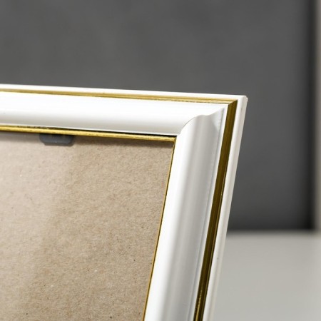 Photo frame plastic 9x13 cm white (281)-2