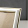 Photo frame plastic 9x13 cm white (281)
