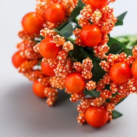 Decor for creativity "Balls in colors" (1 set = 1 bouquet) in a bouquet 12 pcs mix 10x2.5x2.5 cm-5