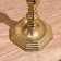 Antik candlestick 22 cm, aluminum