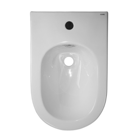 Floor bidet Azario Fretta Round, 540x340x400 mm, white-3