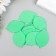 Foamiran's blank "Pilchet sheet" (set 10 pcs) 4.5x3 cm green