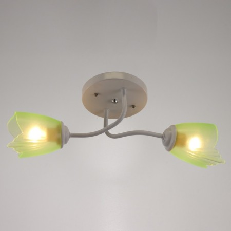 Chandelier 1341002/2GN E27 15W white-green Bayerlux-1