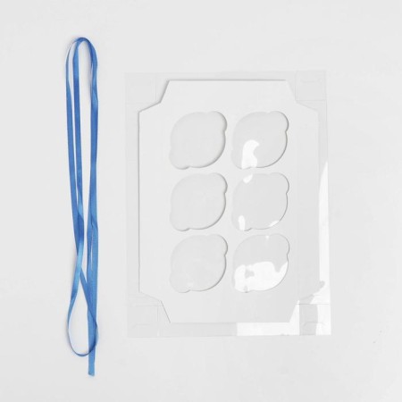 Capley box, confectionery packaging with PVC cover, 6 cells “February 23”, 23 x 16 x 10 cm-4