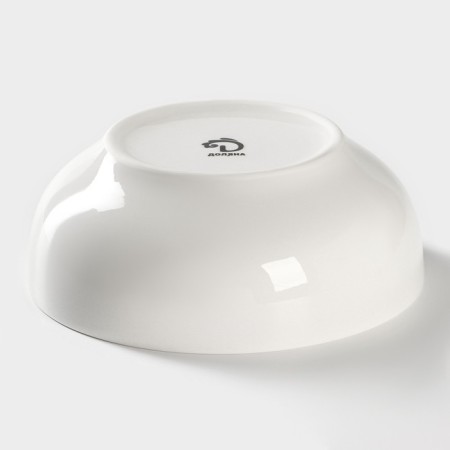 Porcelain shade “Rose”, 600 ml, d = 15.5 cm, white color-4