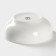 Porcelain shade “Rose”, 600 ml, d = 15.5 cm, white color