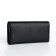 Women's wallet on a magnet, black color