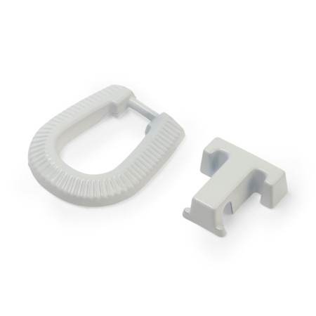 Cappio Earring, aluminum, white color-5