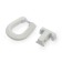 Cappio Earring, aluminum, white color