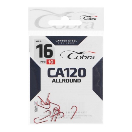 Cobra Allround hooks, series CA120, No. 16, 10 pcs.