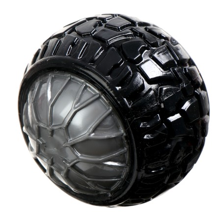 The ball is light "wheel", the color is black