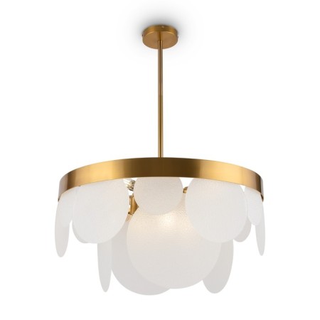 Suspended lamp 60W, 8XE14, x60 cm, brass