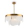 Suspended lamp 60W, 8XE14, x60 cm, brass