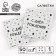 Single -layer paper napkins "Happy Birthday" stars, 24x24 cm, set of 50 pcs.