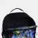 Young backpack from textiles on lightning, 3 pockets, black color