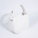 Women's bag on the zipper Textura, small size, white color
