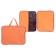 Folder with handles textile A4, 360 x 270 x 20 mm, inner pocket Calligrata, "Office" 1Sh421, Orange