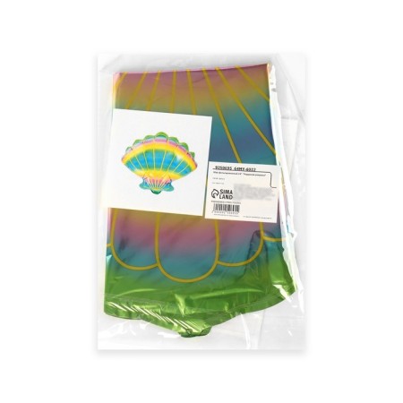Foil ball 14 "Rainbow shell"-2
